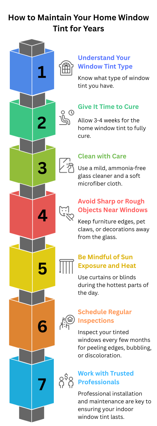 How to Maintain Your Home Window Tint for Years 