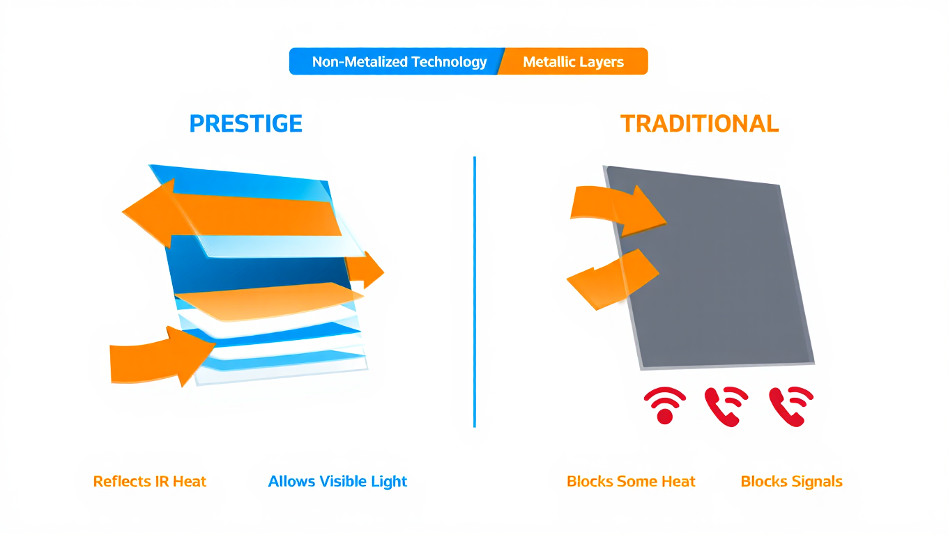 Technical Window Film Diagram