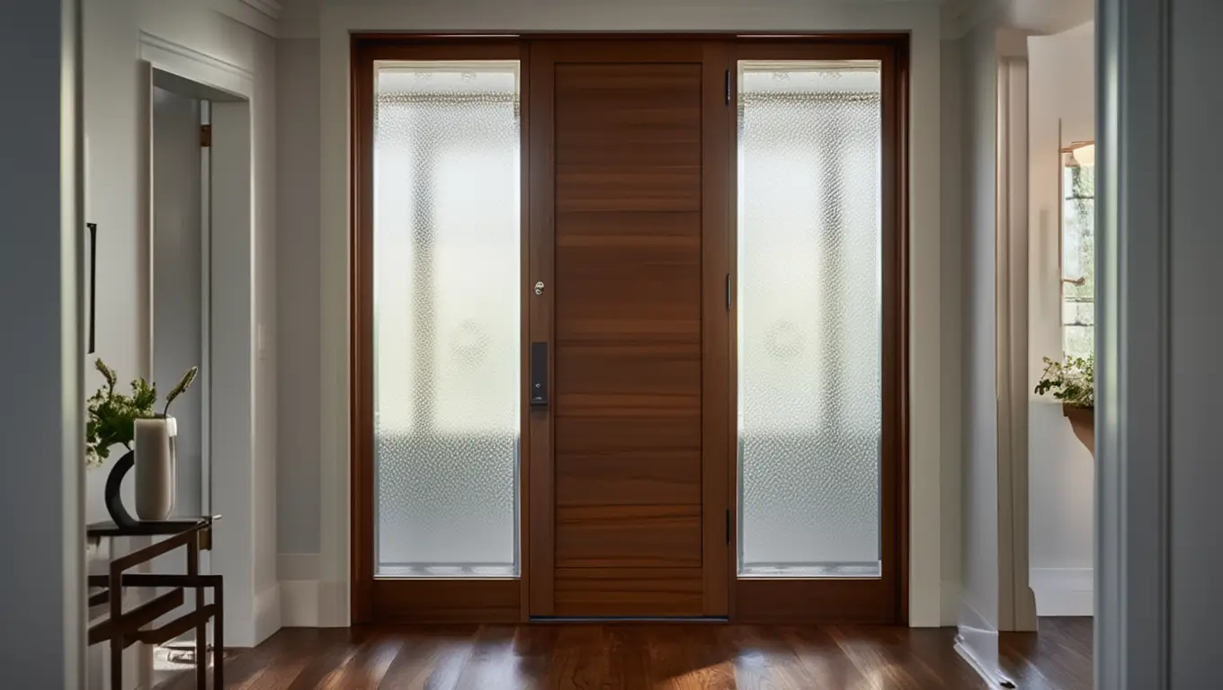 Frosted window film for privacy