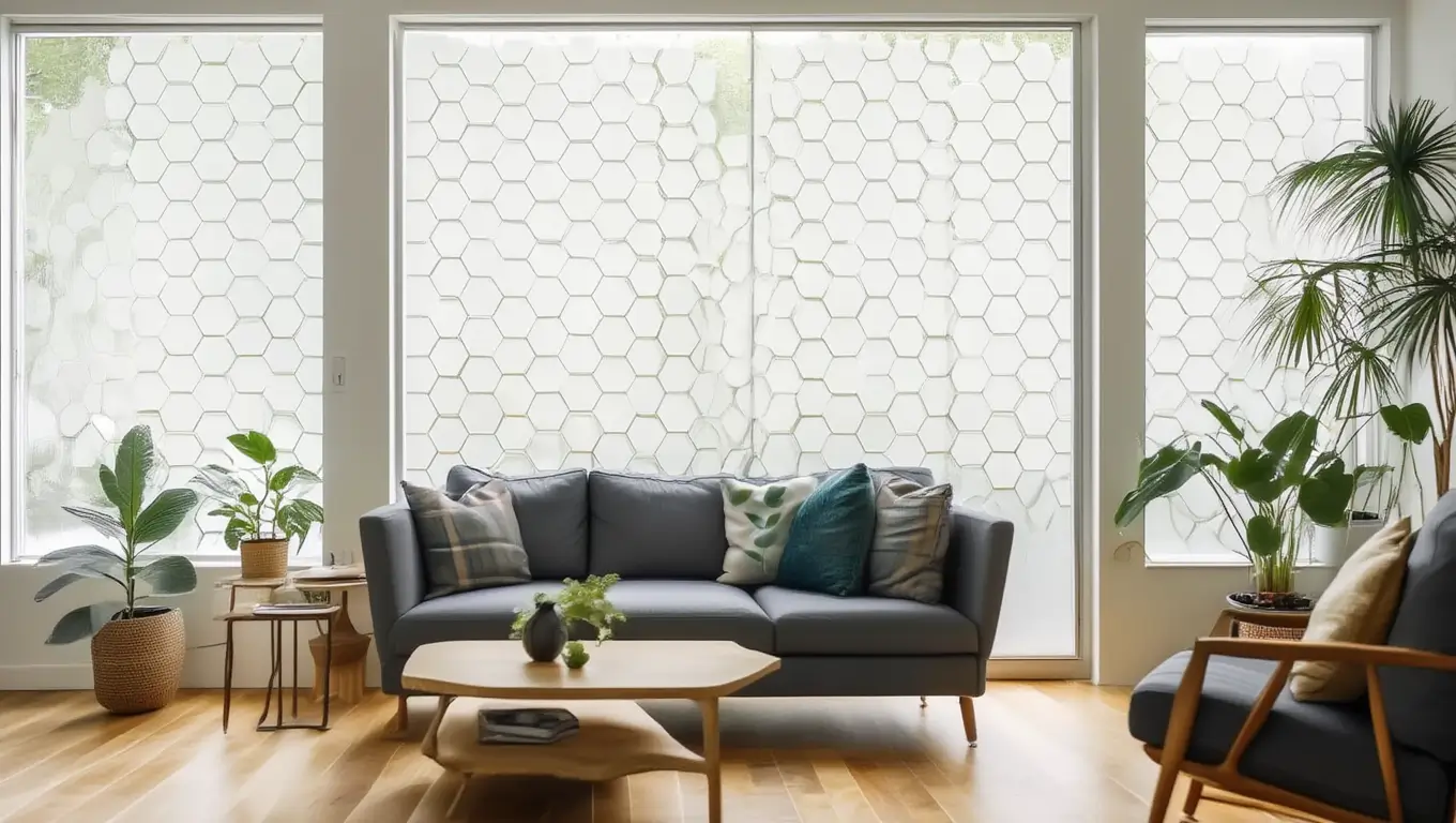 Decorative residential window tint