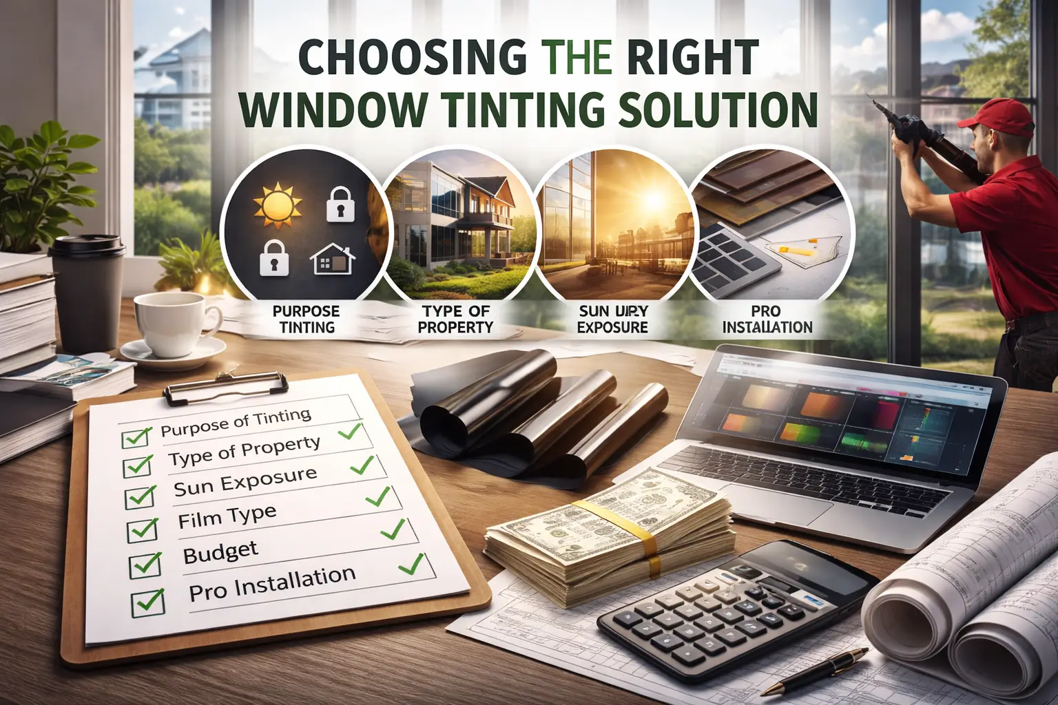 Choosing the right tint for windows
