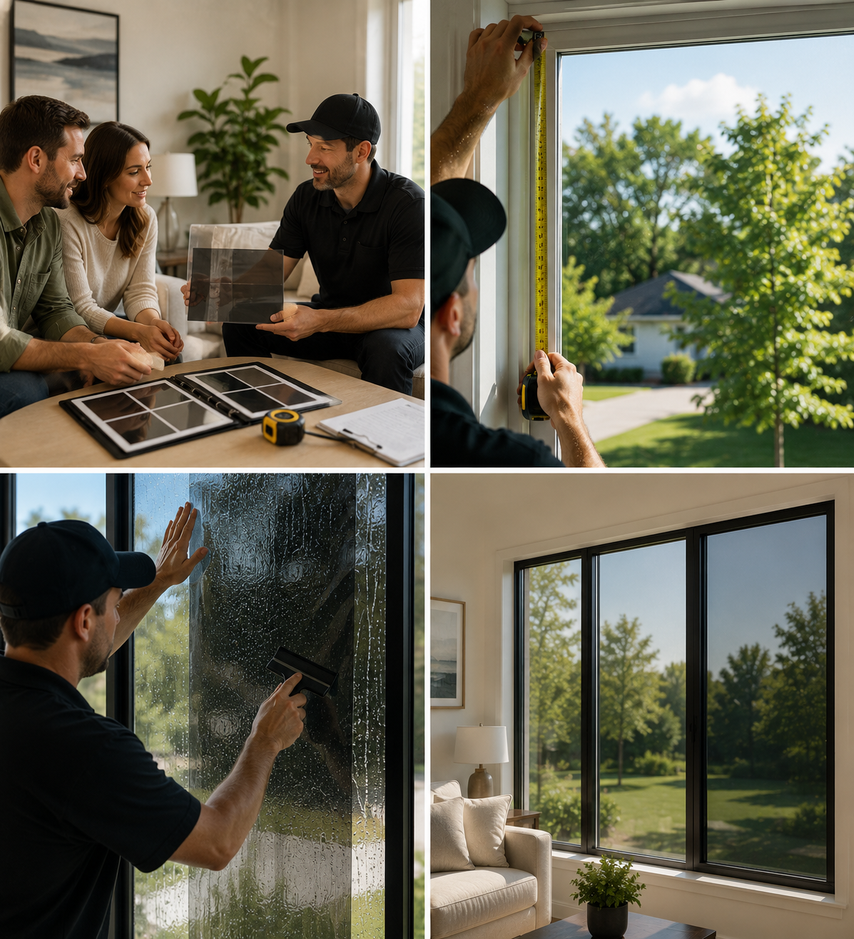 Residential Window Tinting Installation Process